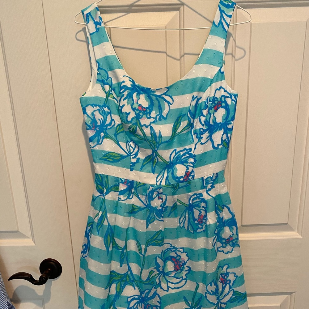 Blue Striped Lilly Pulitzer Dress